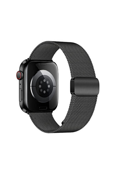 hoco. Hoco Wa26 Λουράκι Ανοξείδωτο Ατσάλι Μαύρο (για Apple Watch 38/40/41/42mm)
