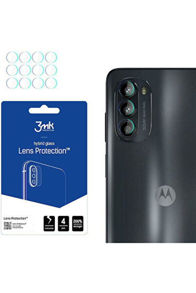 3MK Διαφανές σκληρυμένο γυαλί προστασίας κάμερας για το Motorola Moto G52