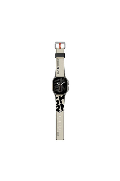 Skinarma Λουράκι Spunk Apple Watch Ultra 49mm Ελεφαντοστού Ivory
