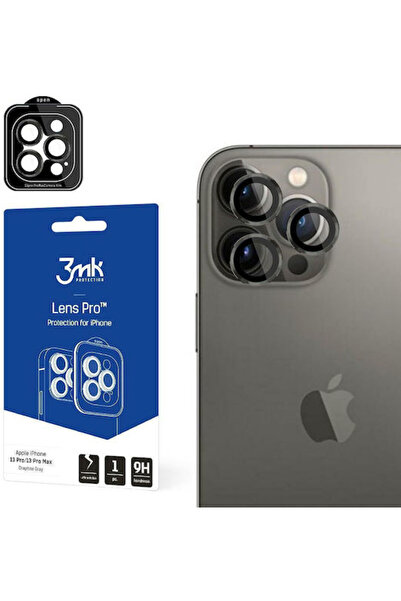 3MK Προστασία Φακού Κάμερας Lens Pro από Σκληρυμένο Γυαλί Γκρι Γραφίτη για το...