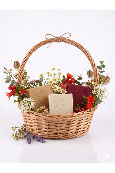 Dermolive Bıttım, Garlic, Pomegranate Herbal Soap 3-Pack