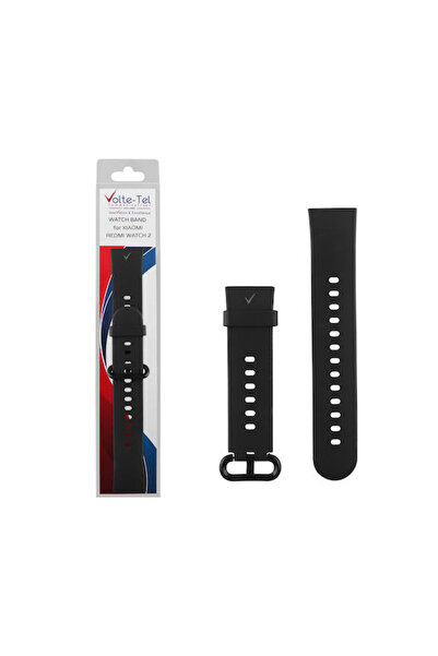 Other Λουράκι Volte-Tel Σιλικόνης Μαύρο (Realme Watch 2)