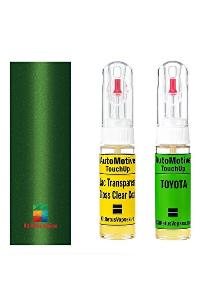 YLKRS AUTOMOTIVE Κιτ βαφής επιδιόρθωσης Toyota Yaris TOY6U1 (Πράσινο), TOY6U1...