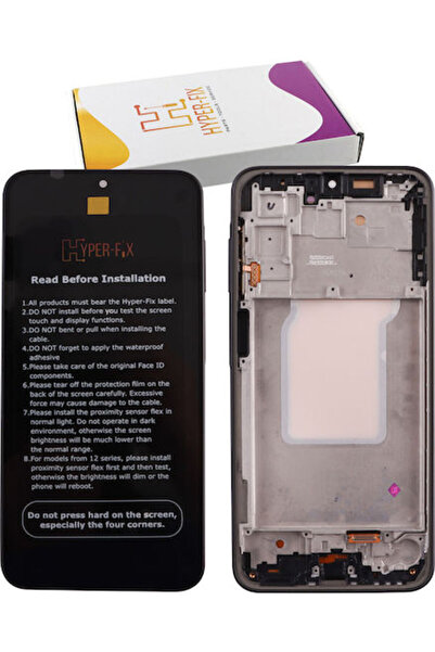 Hyper Οθόνη με μηχανισμό αφής και πλαίσιο για SAMSUNG A26 5G (Μαύρο)