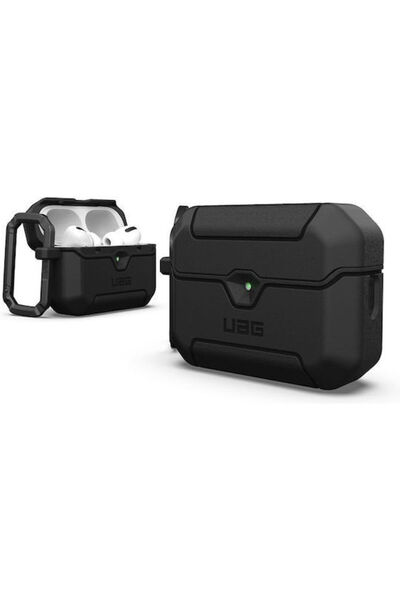 UAG Θήκη Scout Case Σιλικόνης σε Μαύρο χρώμα για Apple AirPods 1 / AirPods 2