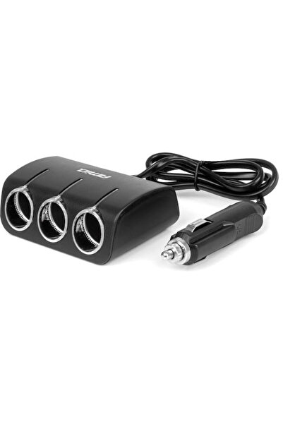 AMIO Φορτιστής Αυτοκινήτου 120W με Θύρες: 3xLighter με ενσωματωμένο καλώδιο, ...