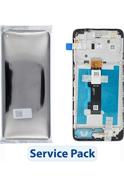Motorola Οθόνη με μηχανισμό αφής για Moto E32 (Μαύρο)