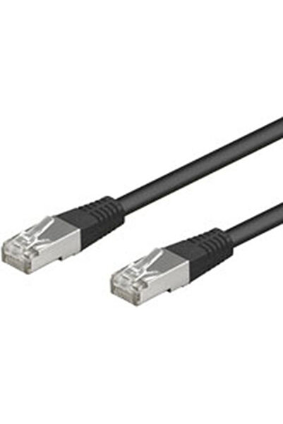 goobay Καλώδιο S/FTP Cat.5e Gigabit Ethernet 0,5μ Μαύρο Κωδικός: 68665