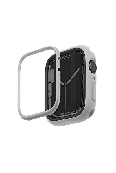 uniq Θήκη Σιλικόνης Moduo σε Γκρι Χρώμα Πέτρας για Apple Watch 44mm