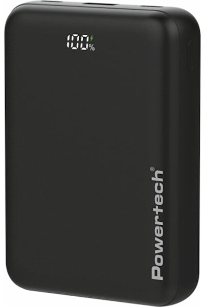 POWERTECH PT-1503 Power Bank 20000mAh 22.5W με Θύρα USB-A και 2 Θύρες USB-C P...