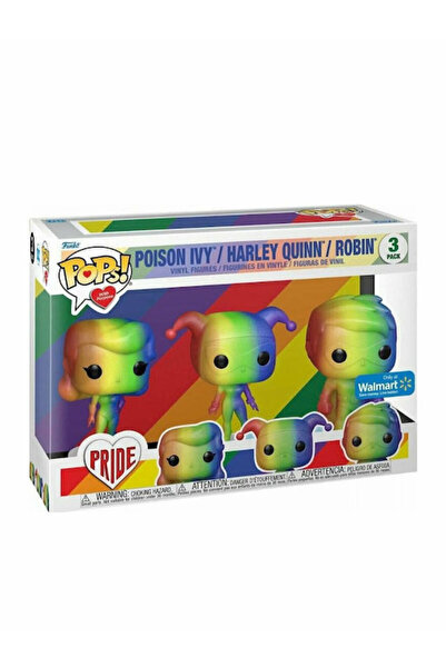Funko Ποπ! Ήρωες: DC Comics - Poison Ivy / Harley Quinn / Robin (Pride 2022) ...