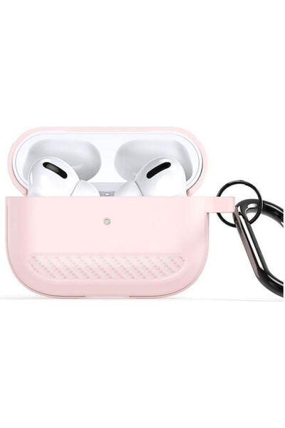 Dux Ducis Θήκη σιλικόνης με γάντζο σε ροζ χρώμα για Apple AirPods Pro 2