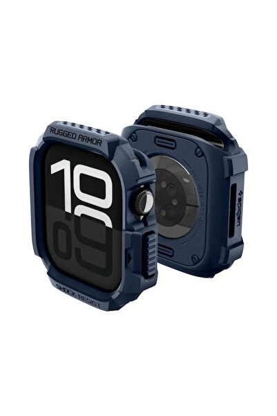 Spigen Ανθεκτική Θήκη Σιλικόνης Armor V2 σε μπλε χρώμα για Apple Watch 11 42mm