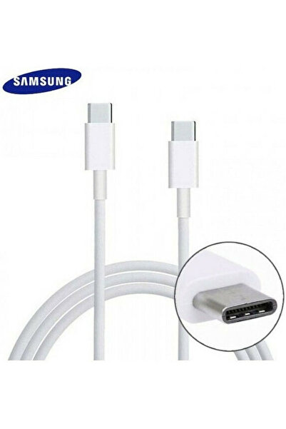 Samsung Καλώδιο USB 2.0 USB-C αρσενικό - USB-C Λευκό 1μ (EP-DN970BWE) Χύμα