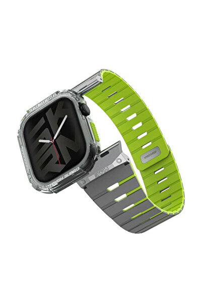 Skinarma Θήκη σιλικόνης σε γκρι χρώμα για Apple Watch 46mm