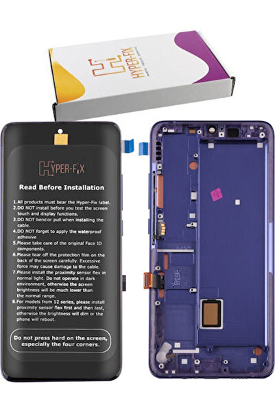 Hyper Οθόνη με μηχανισμό αφής και πλαίσιο για Xiaomi Mi Note 10 Lite (Μωβ)