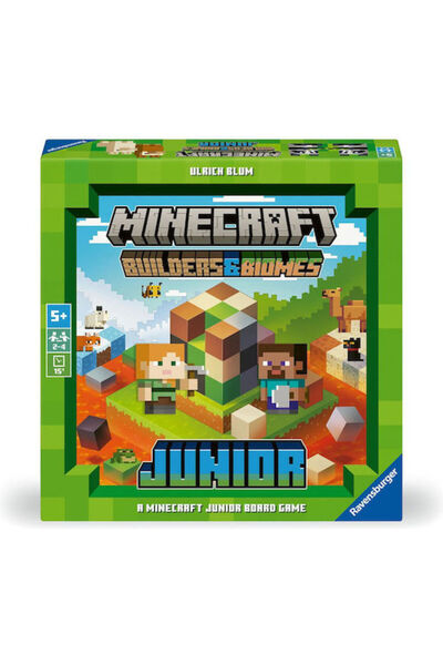RAVENSBURGER Επιτραπέζιο Παιχνίδι Minecraft Builders & Biomes Junior για 2-4 ...