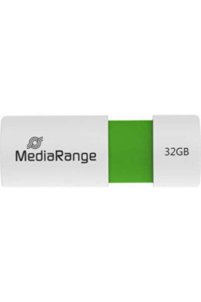 MediaRange 32GB USB 2.0 Στικάκι Λευκό