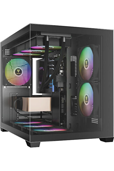 gamdias AURA GC10M v2 Gaming Micro Tower Θήκη Υπολογιστή με Πλαϊνό Παράθυρο κ...