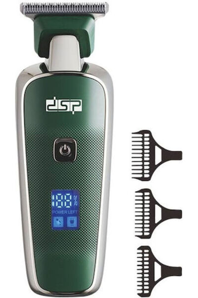 DSP 90458 Επαγγελματική Επαναφορτιζόμενη Κουρευτική Μηχανή Πράσινη 612906