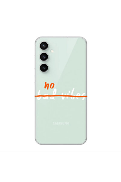 Other Samsung S23FE No bad vibes 2 Transparent Silicone TPU Θήκη