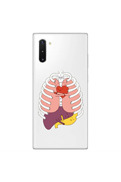 Other Samsung Note 10 Anatomy Transparent Silicone TPU Θήκη