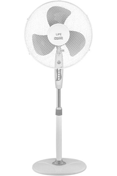 Life FS-100 Ανεμιστήρας δαπέδου 40W Διάμετρος ανεμιστήρα 40εκ. Λευκός Κωδικός...