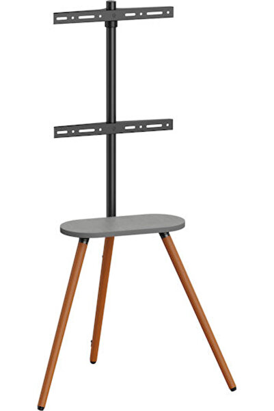 Brateck FS28-44F-04 Βάση τηλεόρασης δαπέδου έως 65 " και 35 κιλά Ασημί