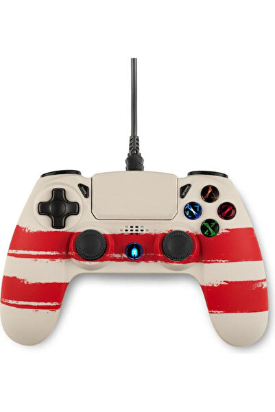 Spartan Gear Hoplite 2 Ενσύρματο Gamepad για PC / PS4 Redline