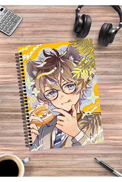 mertfigur Caiet spiralat Twisted Wonderland Anime A5 (50 de foi)