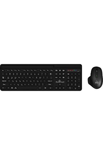 POWERTECH PT-1154 Ασύρματο Σετ Πληκτρολογίου και Ποντικιού Bluetooth Ελληνικό