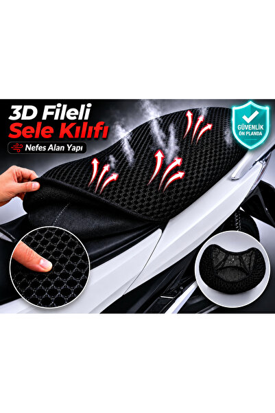 Vi Caro Husa scaun motocicleta Mondial 150 Gomax Husa scaun cu plasa 3D Prote...