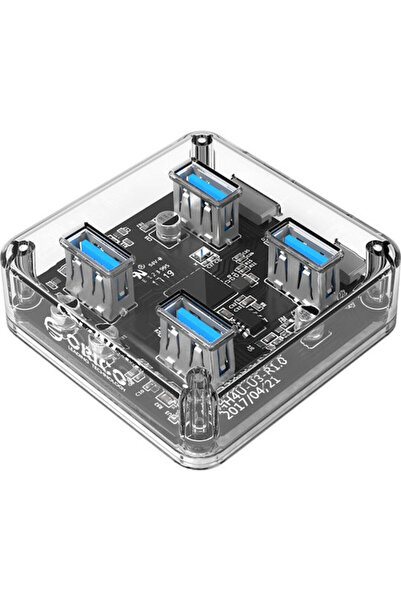 Orico MH4U-U3 Hub 4 Θύρες USB 3.0 με σύνδεση USB-A Λευκό Κωδικός: MH4U-U3-10-...