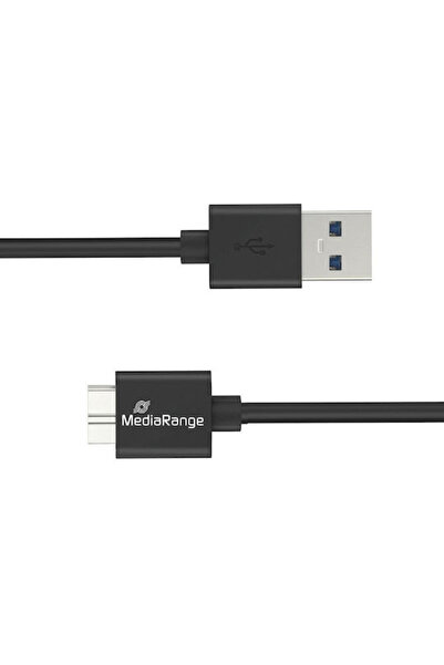 MediaRange Καλώδιο USB 3.0 σε micro USB, τυπικό, 0,5μ (MRCS239)