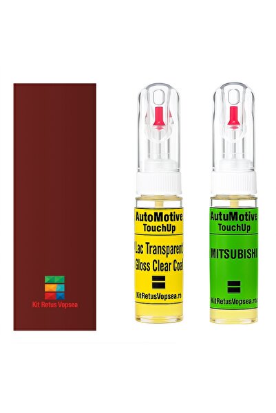 YLKRS AUTOMOTIVE Kit retus vopsea touch-up Mitshubishi Montero MIT3007 (Red (...