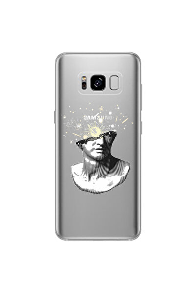 Other Samsung S8 Plus Space Statue Transparent Silicone TPU Θήκη