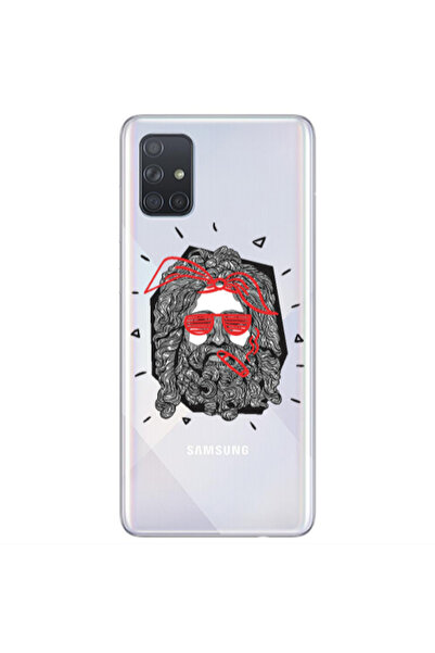 Other Samsung A71 Cool glasses Transparent Silicone TPU Θήκη