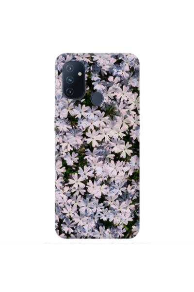 Other Oneplus Nord 100 Flowers white Transparent Silicone TPU Θήκη