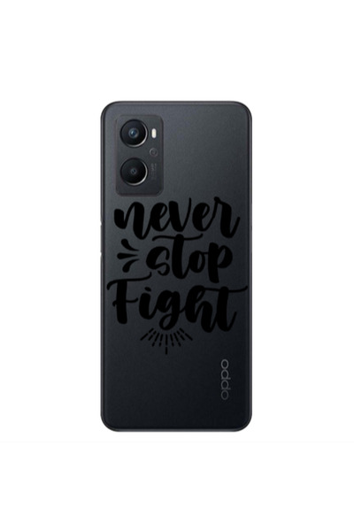 Other Oppo A 96 Never stop fight Transparent Silicone TPU Θήκη