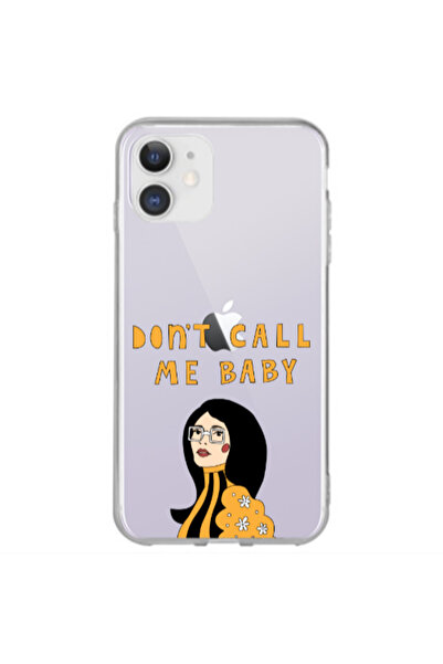 Other Apple iPhone 12 Call me baby Transparent Silicone TPU Θήκη