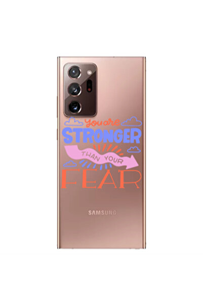 Other Samsung Note 20 Ultra You are Stronger Transparent Silicone TPU Θήκη