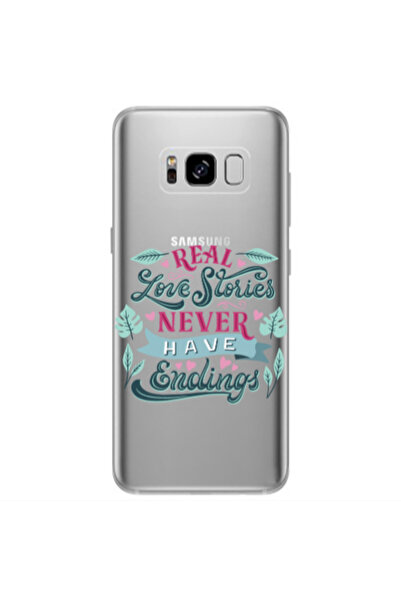 Other Samsung S8 Plus Love Stories Transparent Silicone TPU Θήκη