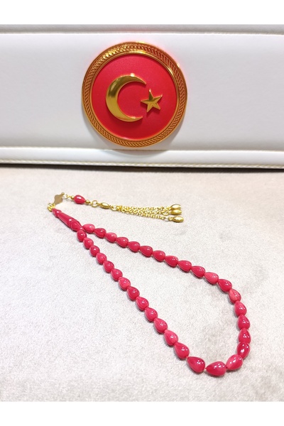 HALİL KOÇAK Ankle-Length, Contrasting Color, Amber Prayer Beads