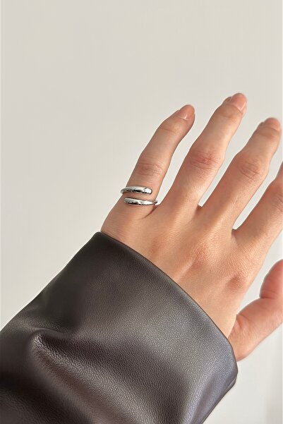 Okko Store Mini Spiral Pinky Finger Adjustable Ring
