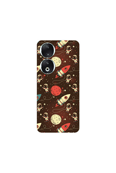 Other Honor 90 5G Stars and astronaut Transparent Silicone TPU Θήκη