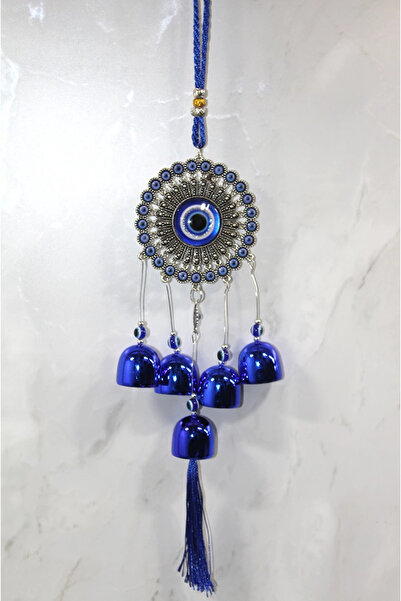 OSKA GLOBAL Metal Evil Eye Bead Bell Alk3516
