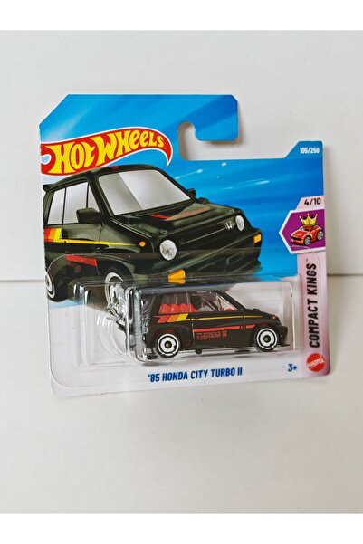 HOT WHEELS سيارة هوندا سيتي توربو II موديل 85 من سلسلة كومباكت كينجز