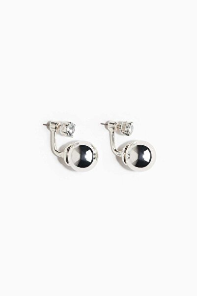 H&M Sphere-detail front and back earrings