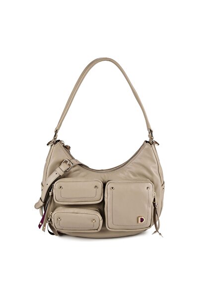 DUDU Pocket Schultertasche Leder 30 cm