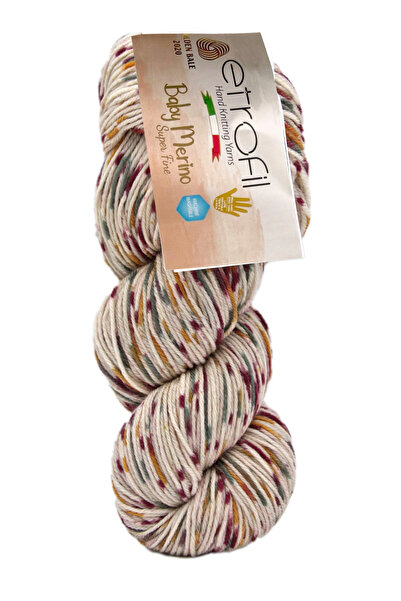 Etrofil Pređa za pletenje Baby Merino Print Autumn Tale 100% vuna 50g 200m (S...